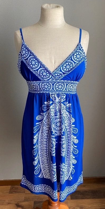 Blauwe jurk J. Stars maat M/L - NIEUW, Kleding | Dames, Jurken, Maat 38/40 (M), Verzenden, J. Stars, Nieuw