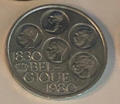 500 francs, 1 en néerlandais et 1 en français, Timbres & Monnaies, Monnaies | Belgique, Enlèvement ou Envoi, Plaqué argent