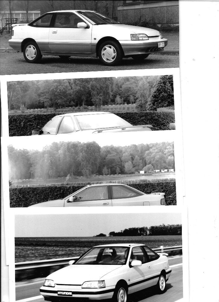 HYUNDAI SCOUPE,  fabrieksfoto's, Boeken, Auto's | Folders en Tijdschriften, Ophalen of Verzenden, Zo goed als nieuw, Overige merken