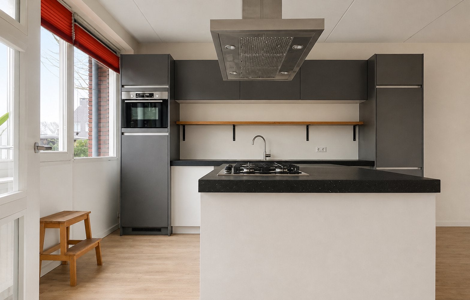 ✨STRAKKE WITTE RECHTE KEUKEN 435cm ✨