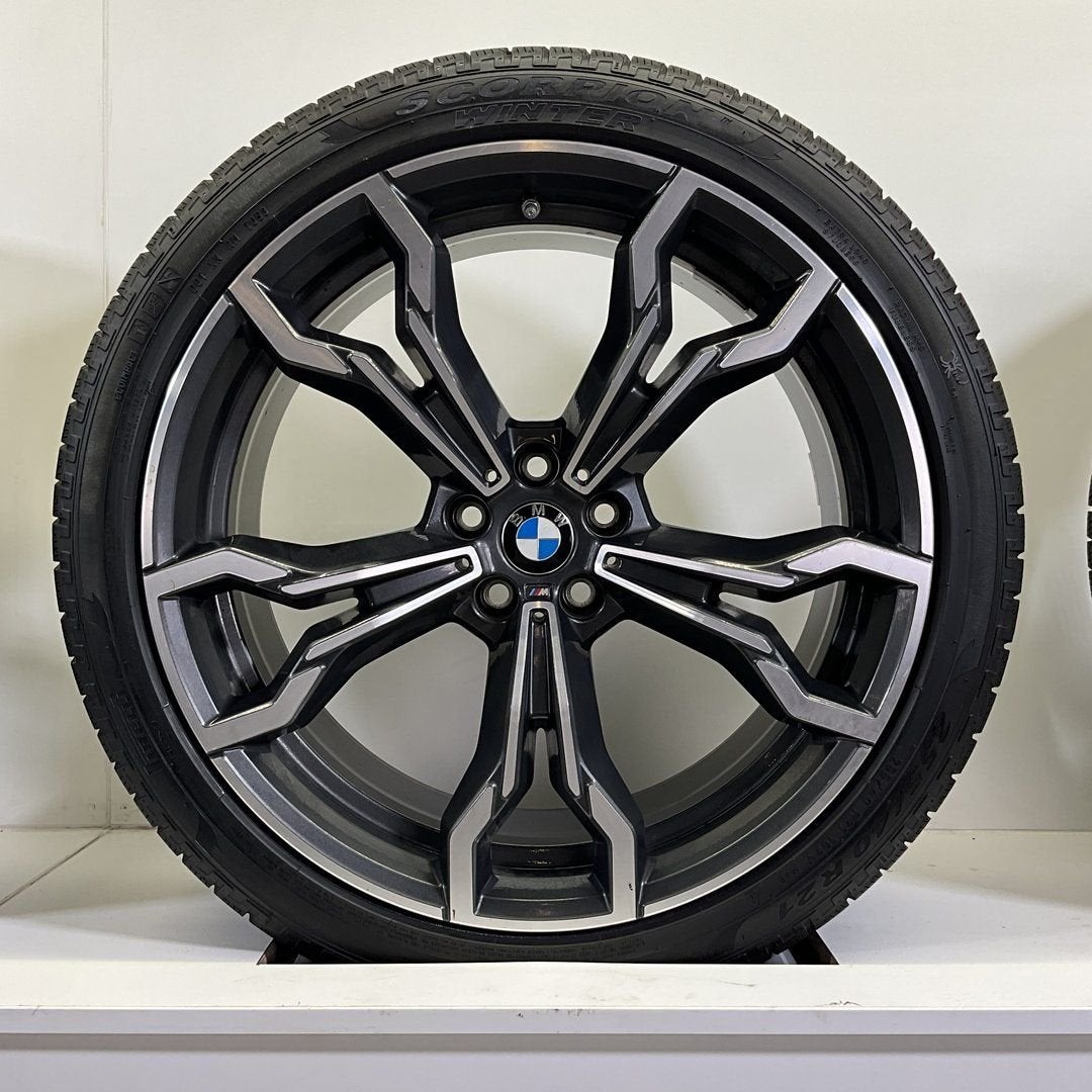 BMW X3M F97 EN X4M F98 BREEDSET VELGEN + WINTERBANDEN 21 INC, Auto-onderdelen, Banden en Velgen, Gebruikt, 255 mm, -, -