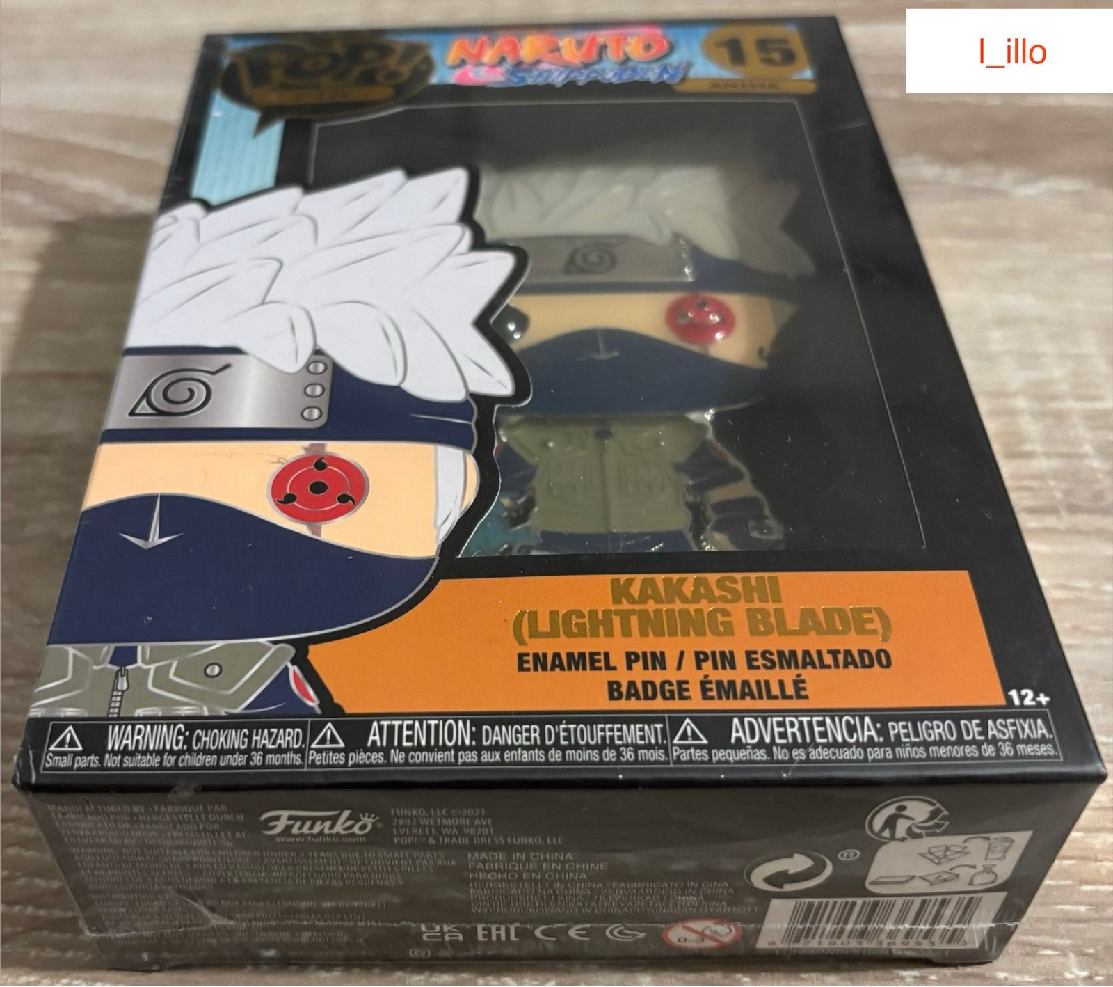 POP PIN KAKASHI - NARUTO SHIPPUDEN, Collections, Enlèvement, Neuf, Fantasy