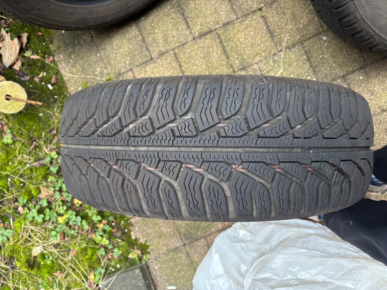 4 pneus hiver - uniroyal, Auto-onderdelen, Banden en Velgen, Ophalen, Gebruikt, Winterbanden, Band(en)