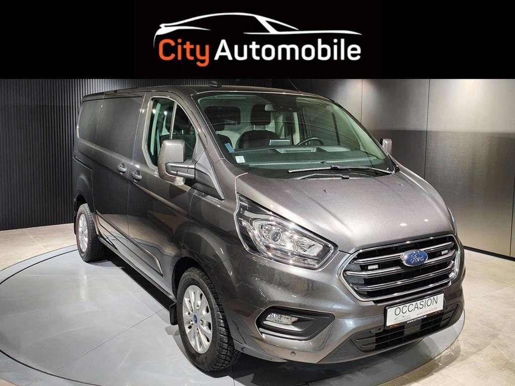 Ford Transit Custom 2.0 TDCI BOITE AUTO 3PLACES CAMERA, Argent ou Gris, Achat, Euro 6, 3 places