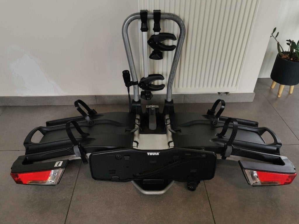 Thule EasyFold 932 Fietsdrager –opvouwbaar –60kg –e-bikes, Ophalen, 2 fietsen, Trekhaakdrager, Brede banden