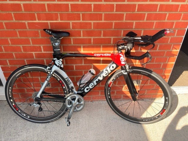 Cervélo P3 carbon triathlon / tijdritfiets - maat 54, Fietsen en Brommers, 28 inch, Gebruikt, Carbon, Velgrem