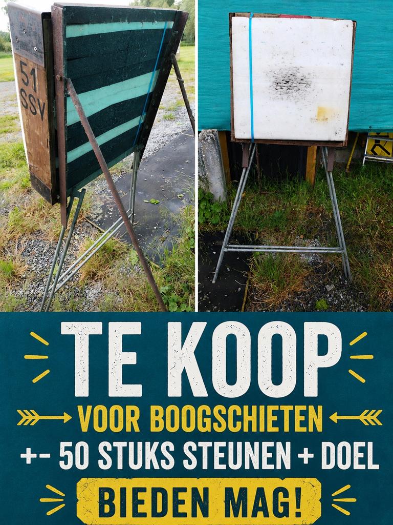 Doelen voor handboogschieten, Enlèvement, Utilisé