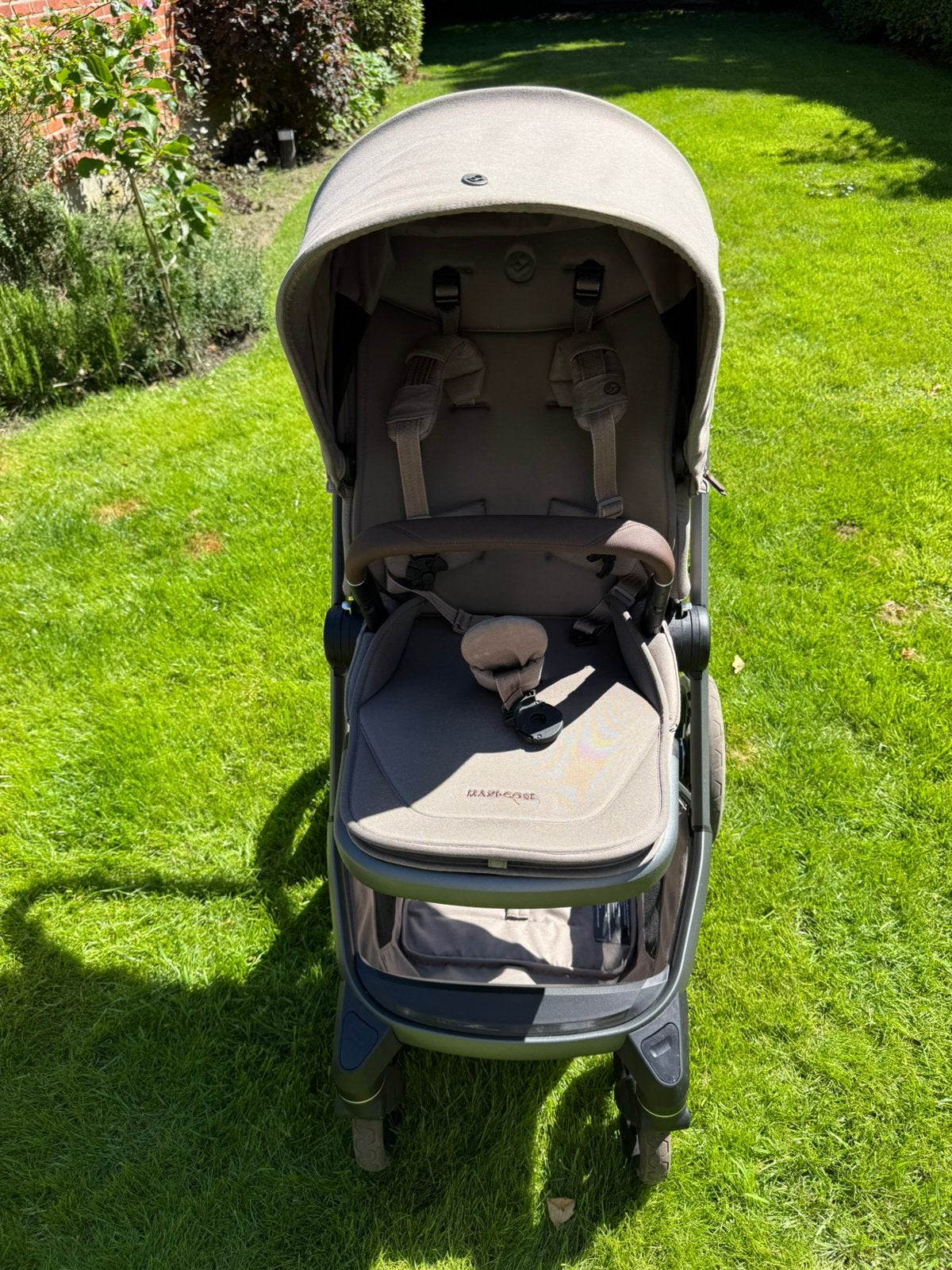 Maxi-Cosi 4-in-1 Fame Twillic Truffles, Ophalen, Zo goed als nieuw, Maxi-Cosi, Zonnekap