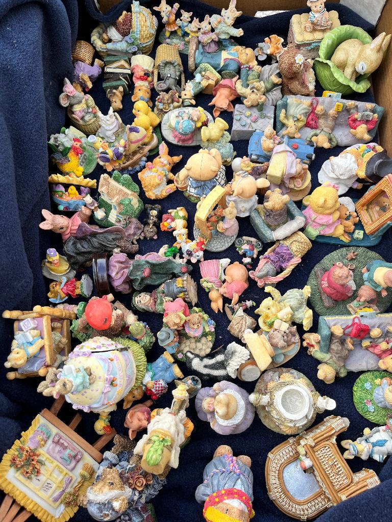 Doos met veel stenen beeldjes, Verzamelen, Ophalen, Zo goed als nieuw, Dier