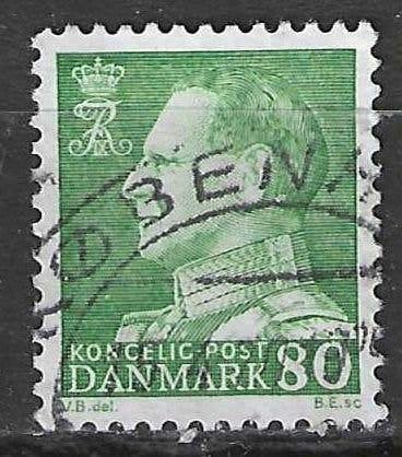 Danemark 1967/1970 - Yvert 466 - Roi Frédéric IX (ST), Timbres & Monnaies, Envoi, Danemark, Affranchi