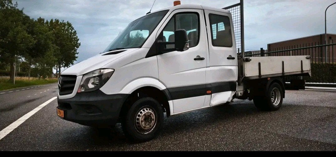 Mercedes-Benz Sprinter 2017 Wit  pick up, Auto's, Bestelwagens en Lichte vracht, Wit, Mercedes-Benz, Diesel, Particulier