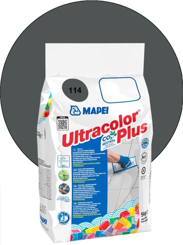 Mapei Ultracolor Plus - 114 Antraciet, 5 kg, Bricolage & Construction, Enlèvement, Neuf