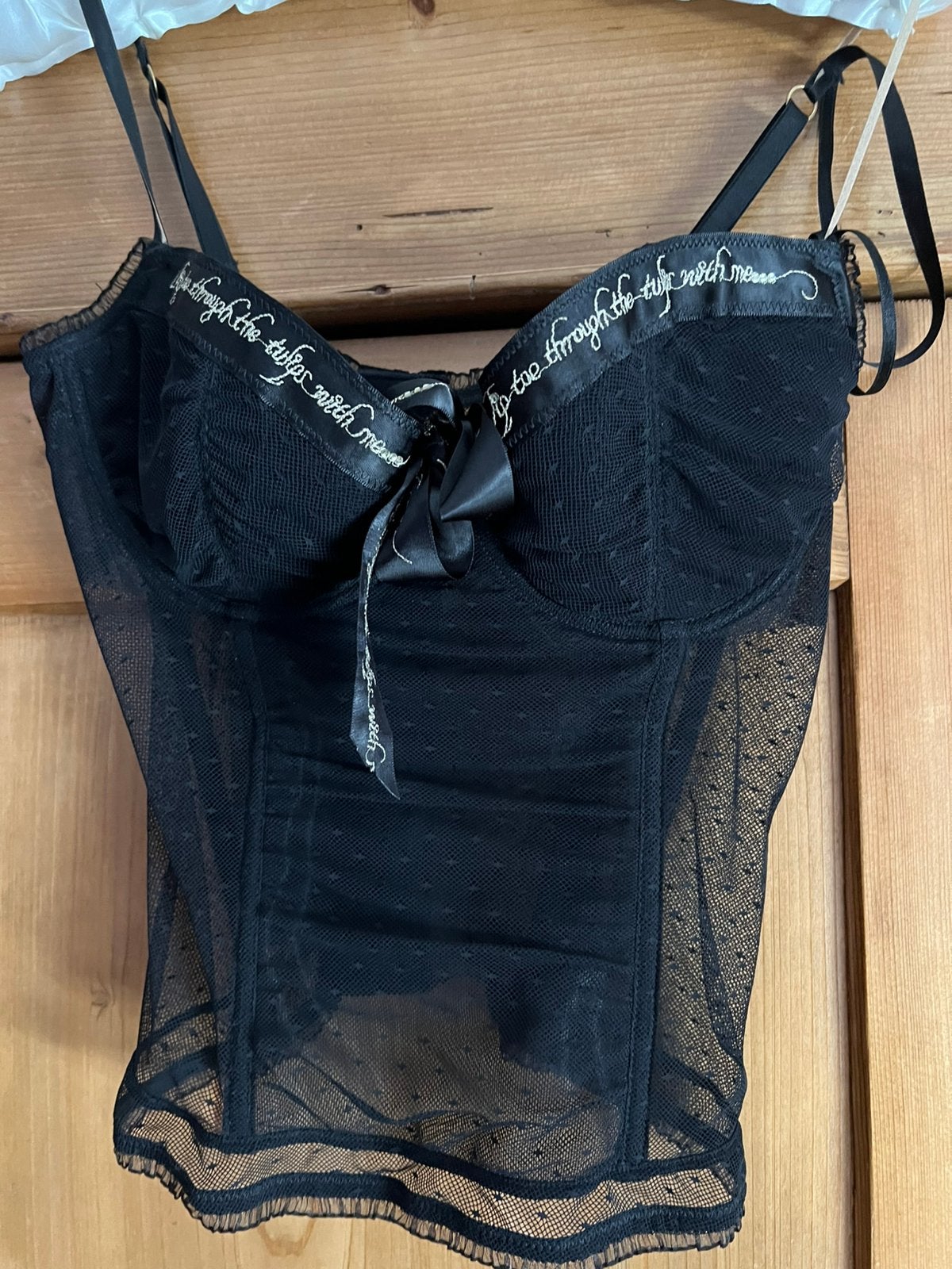 Zwarte bustier maat smal, Ophalen, Zwart, Body of Korset