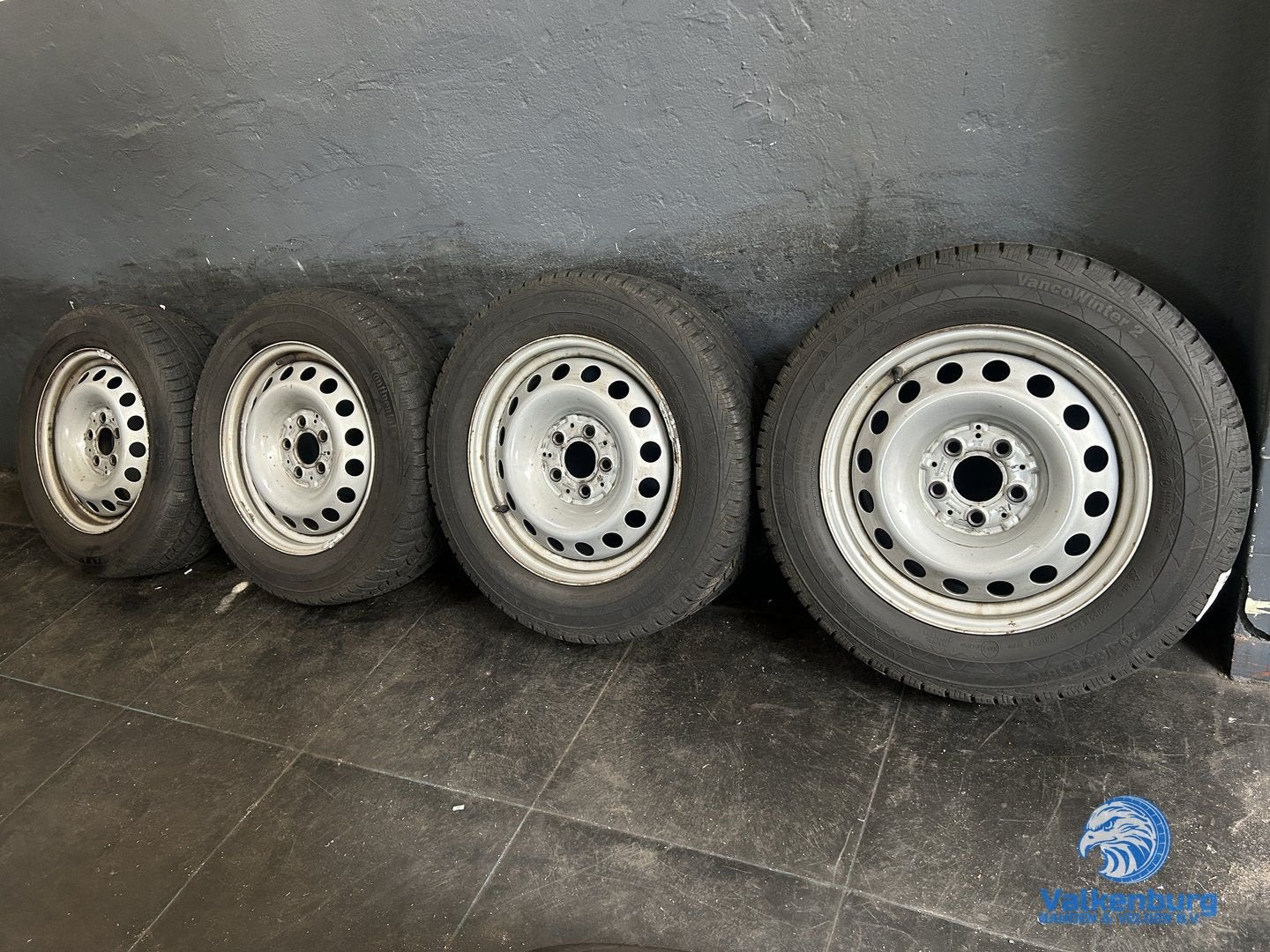 6-7mm! Originele Mercedes Vito W447 16 inch stalen velgen TP, -, Banden en Velgen, -, Bestelwagen