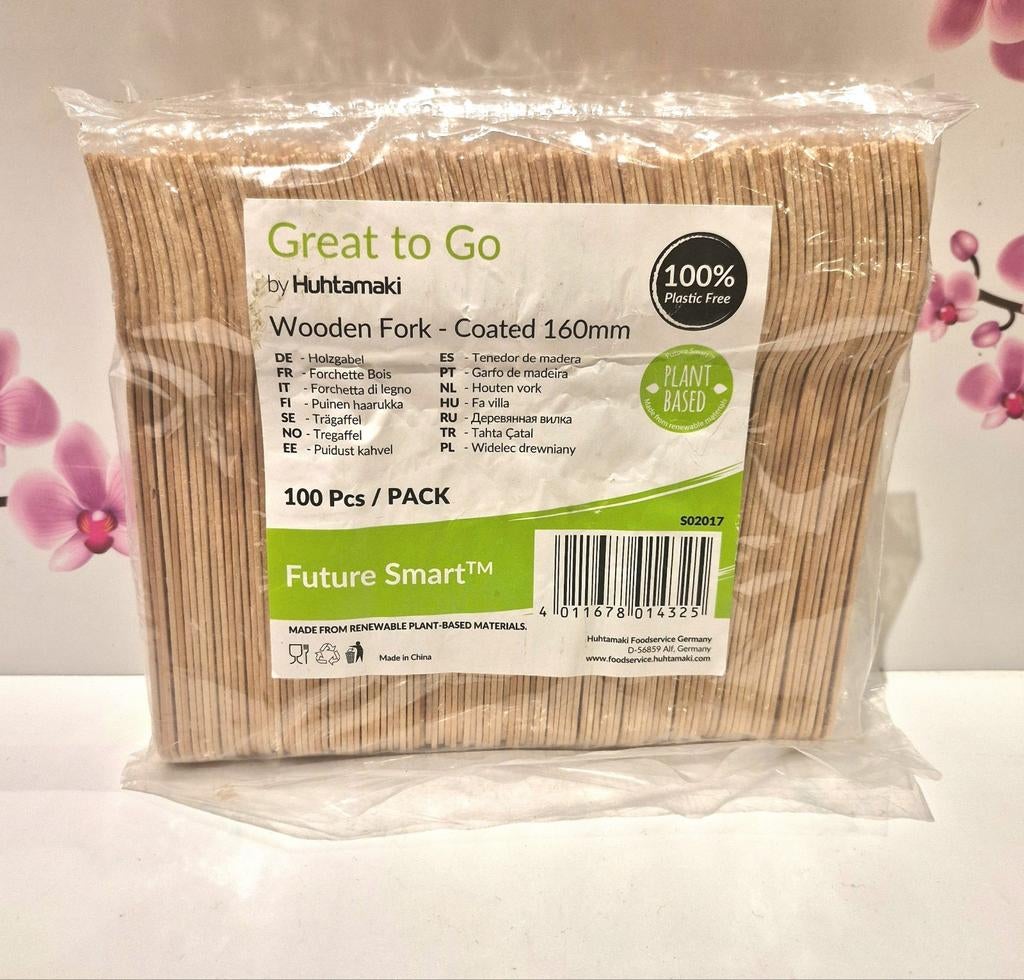 🤎 Huhtamaki - FOURCHETTES EN BOIS *Nouveauté*, Maison & Meubles, Cuisine | Vaisselle, Neuf, Autres types, Autres styles, Autres matériaux