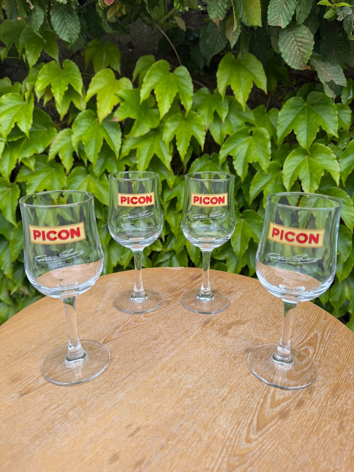 4 glazen Picon, Ophalen of Verzenden, Zo goed als nieuw