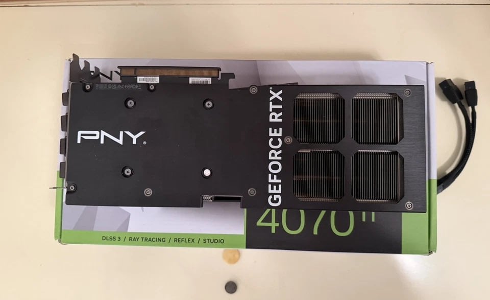 PNY GeForce RTX 4070 Ti VERTO 12 Go, Informatique & Logiciels, Cartes vidéo, Enlèvement ou Envoi, GDDR6, PCI-Express 4, Comme neuf