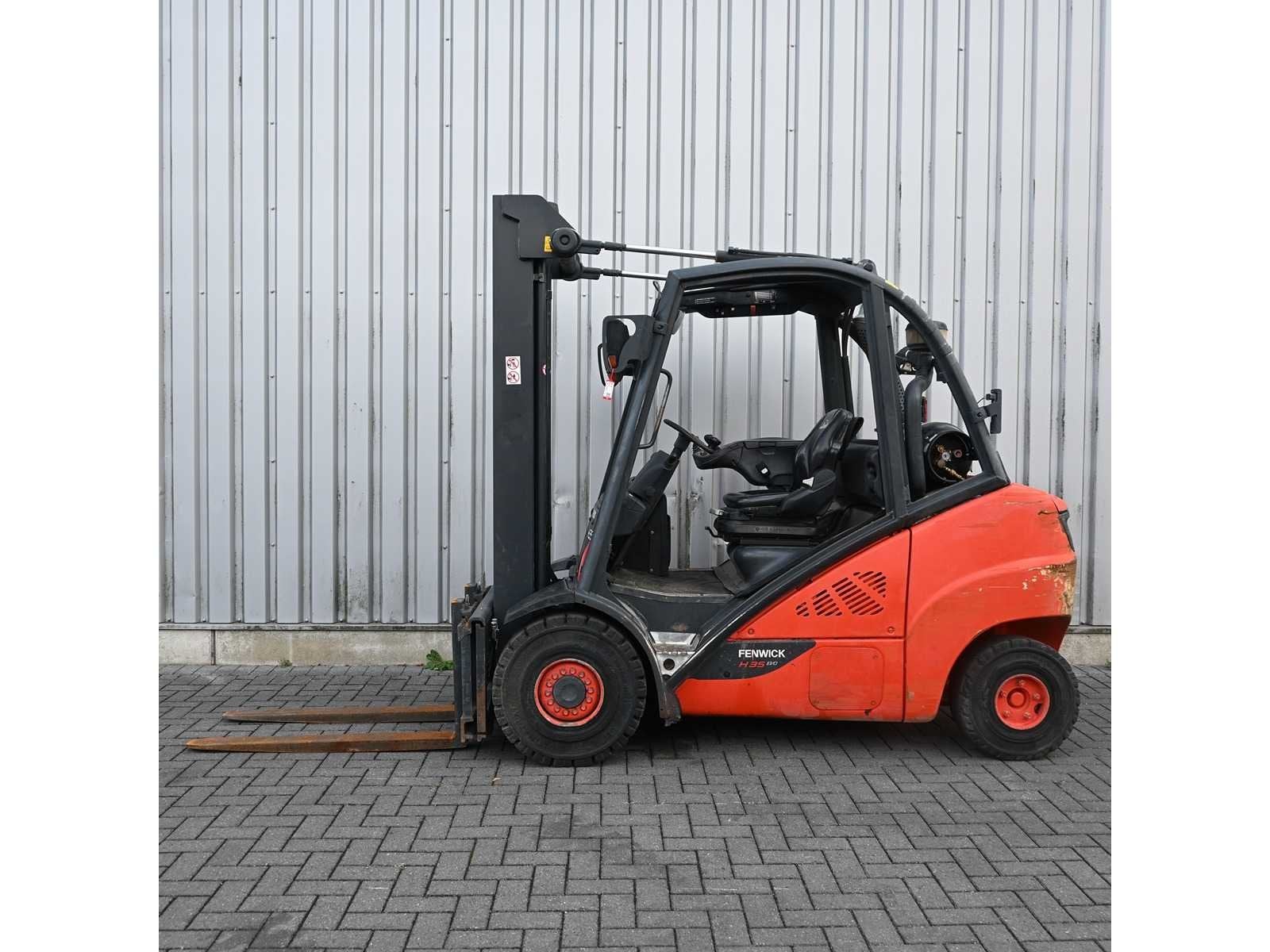 Élévateur Linde H35T-02 à GPL, LPG, Chariot élévateur, Linde