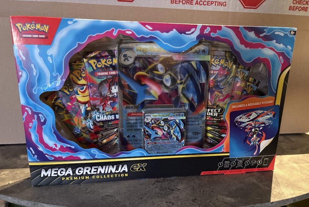 Mega Greninja ex Premium Collection, Ophalen, Nieuw, Overige typen, Foil