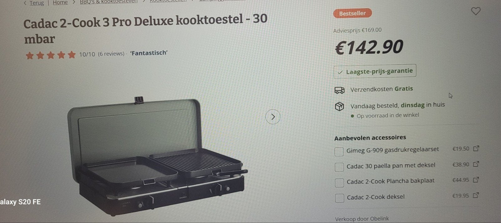 Kookplaat camping, Electroménager, Tables de cuisson, Enlèvement