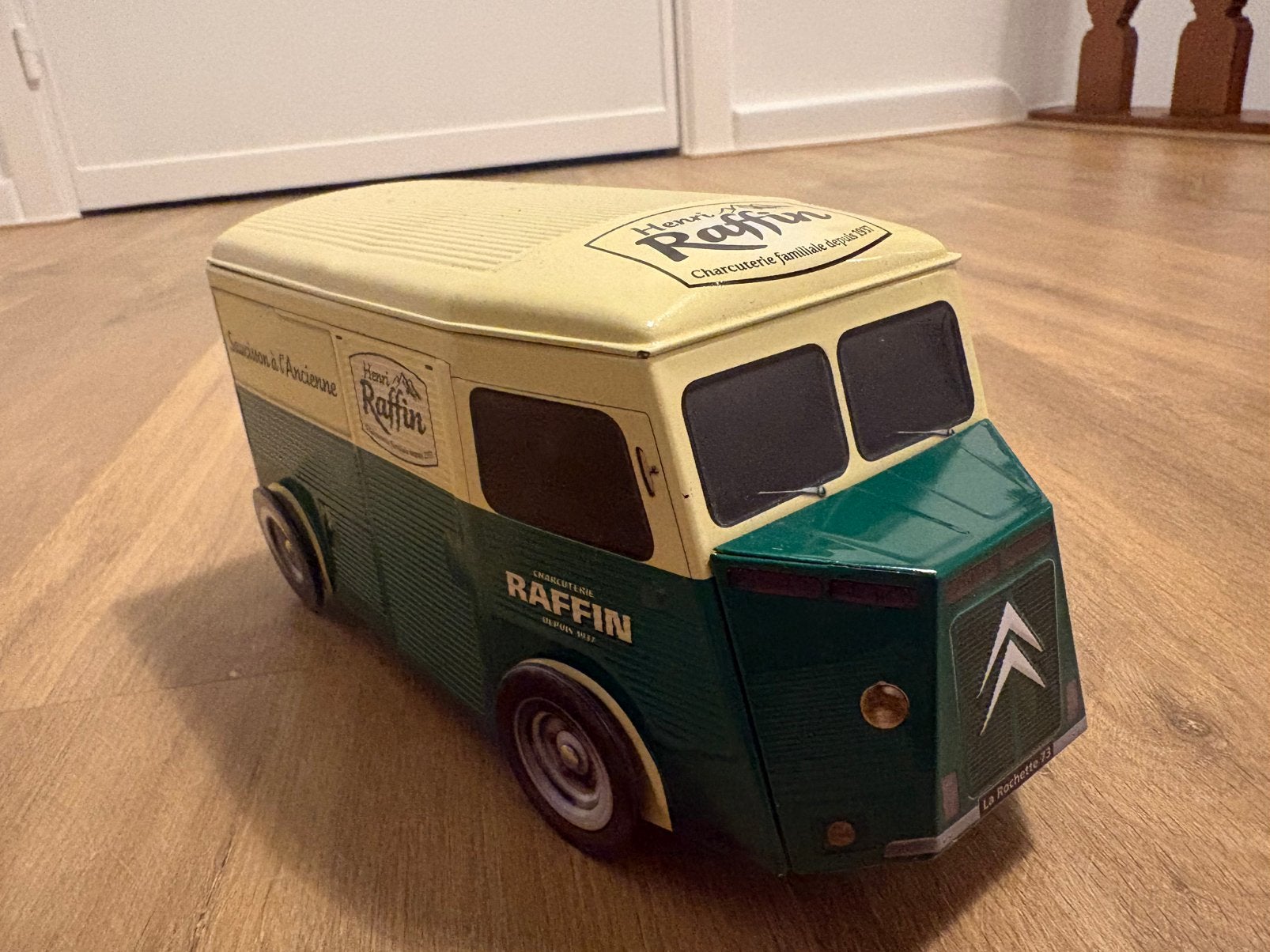 Vintage Citroën HY bestelwagen – Raffin reclameblik, Enlèvement ou Envoi, Comme neuf
