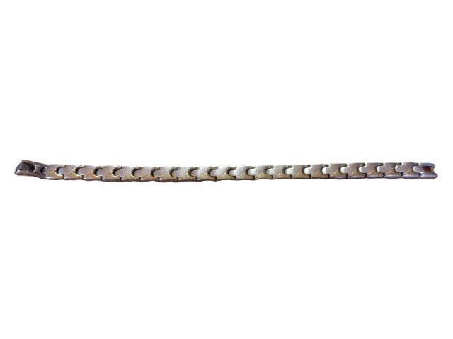 (6 ) -bracelet argenté et doré, Handtassen en Accessoires, Armbanden, Ophalen of Verzenden, Zo goed als nieuw, Zilver, Overige materialen