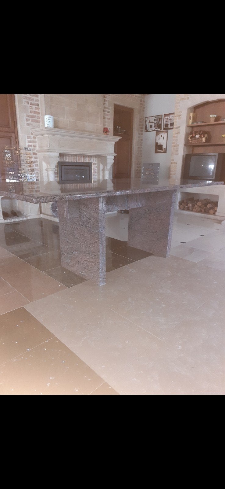 nieuwe granieten tafel, Ophalen of Verzenden