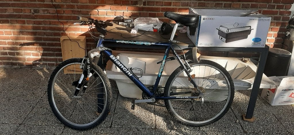 BIANCHI MTB ALUMINIUM FRAMEFIETS 26", Fietsen en Brommers, Fietsen | Mountainbikes en ATB, Gebruikt, Hardtail, 53 tot 57 cm, Ophalen