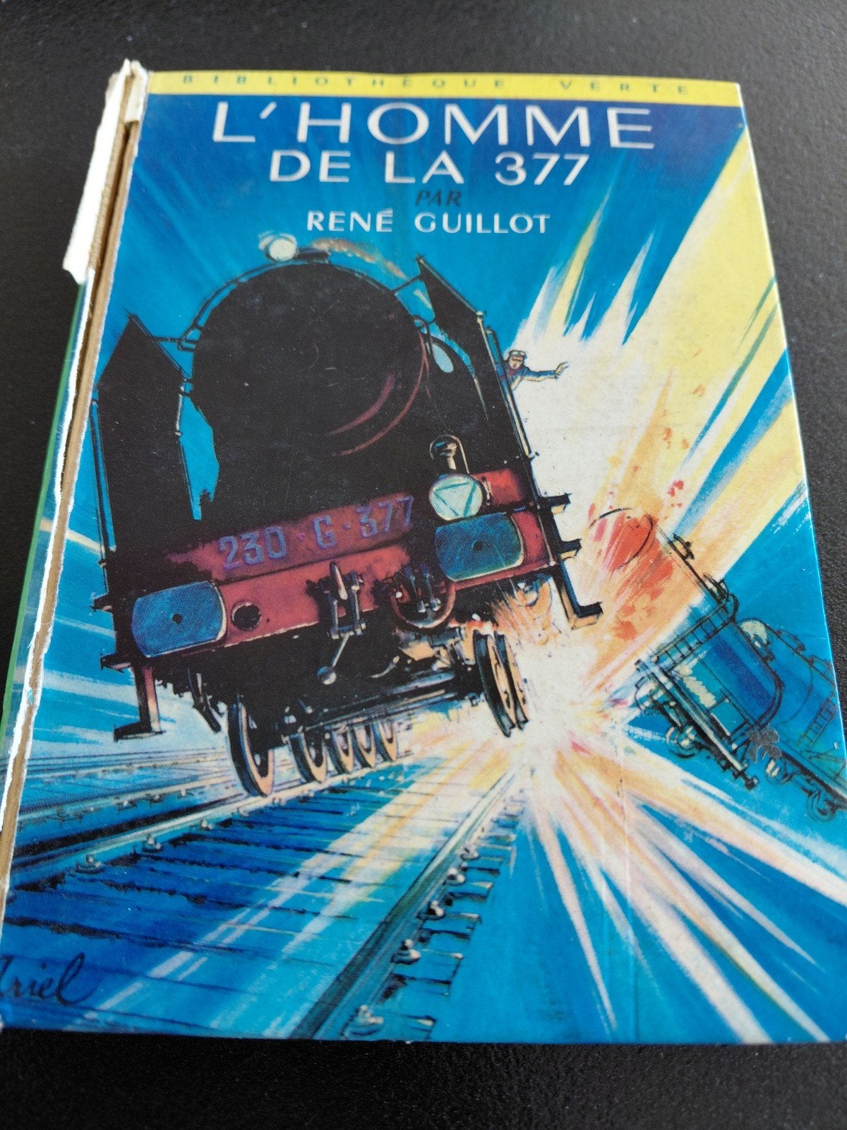 Livre Bibliothèque verte L'homme de la 377 par René Guillot, Livres, Enlèvement ou Envoi, René Guillot, Utilisé, Autres sujets/thèmes