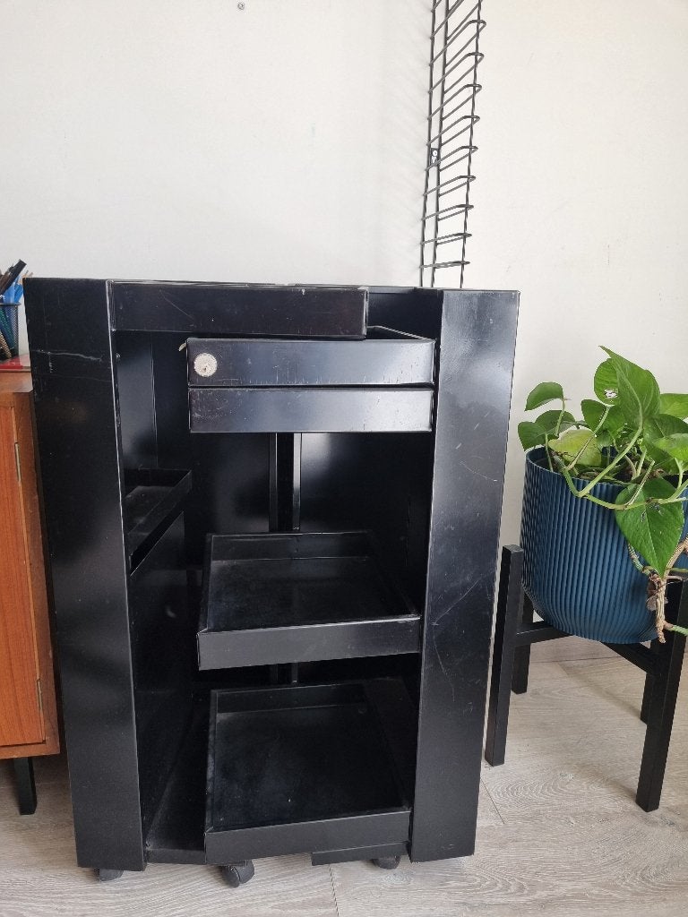 Metalen kastje jaren '70, Huis en Inrichting, Kasten | Lockerkasten, Ophalen, Gebruikt, Jaren '70