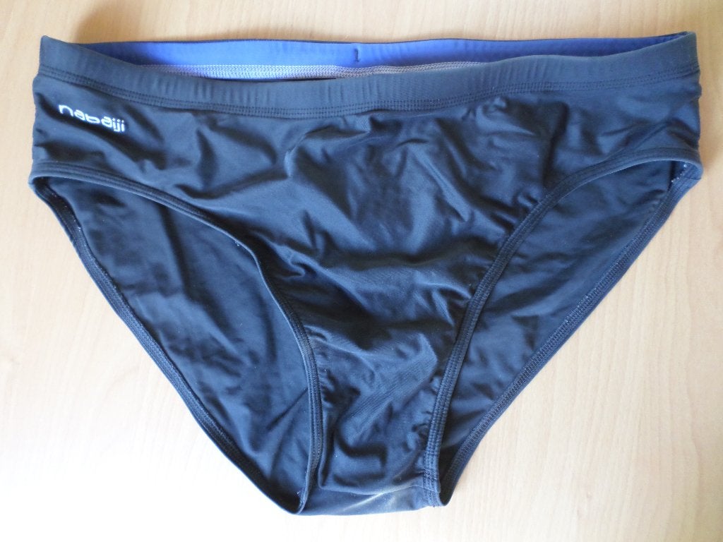 Nabaiji maillot de bain piscine natation homme noir 52, Enlèvement ou Envoi, Nabaiji, Taille 52/54 (L), Slip de bain