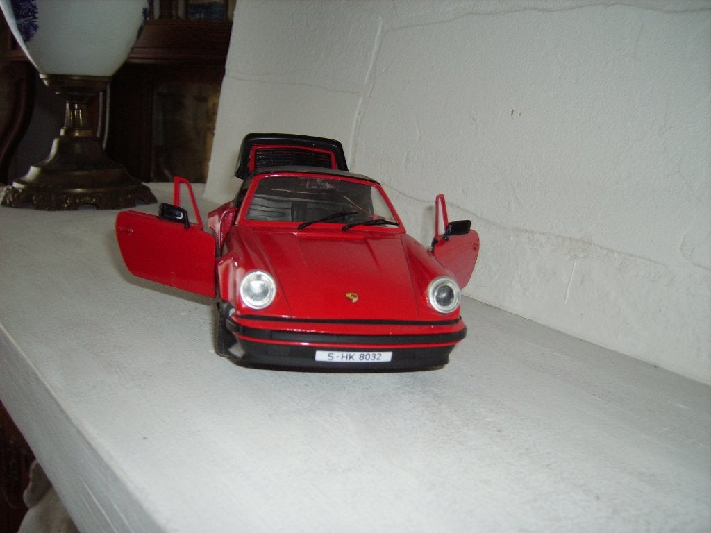 PORSCHE 911 TURBO CABRIOLET TONKA/POLISTIL 1/16, Enlèvement ou Envoi, Comme neuf, Voiture, Autres marques