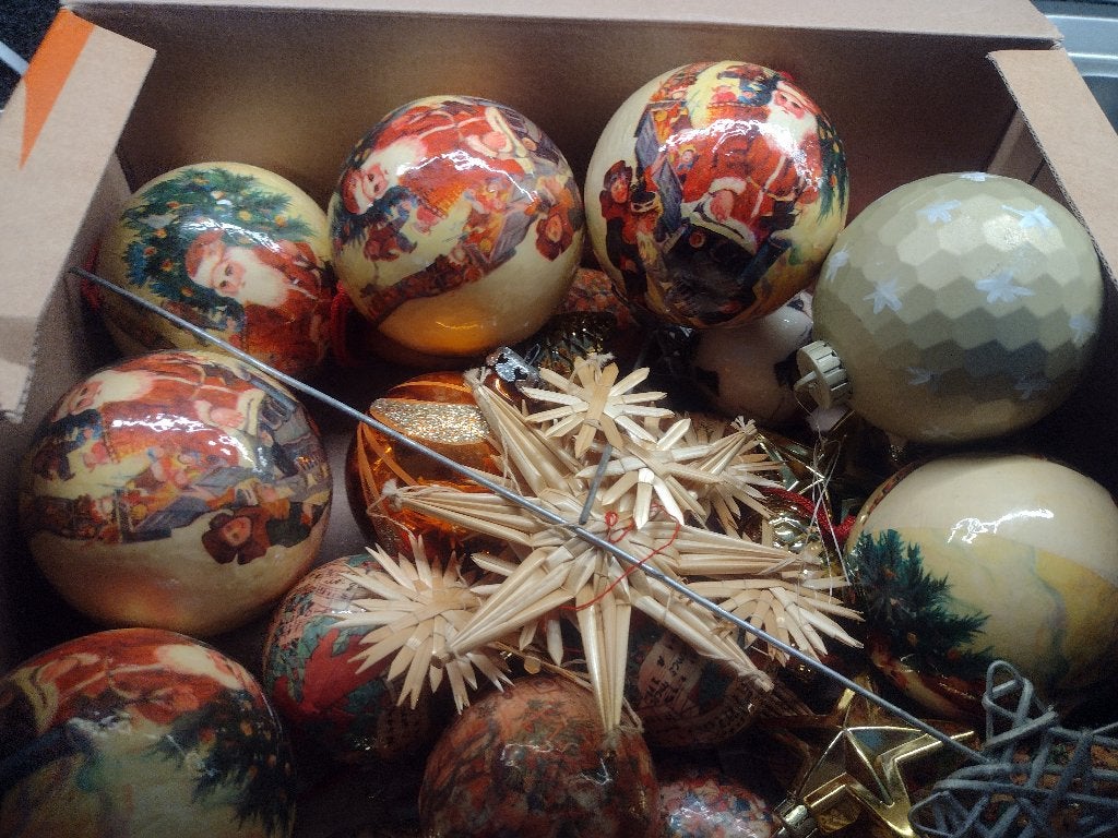 Kerstballen, Ophalen, Gebruikt