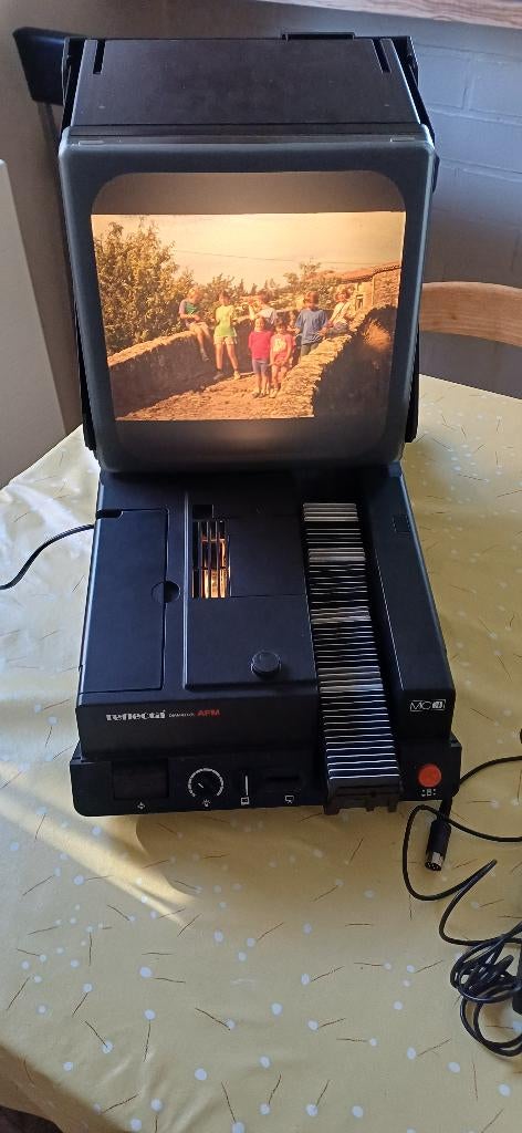 Diaprojector reflecta, Ophalen, Gebruikt