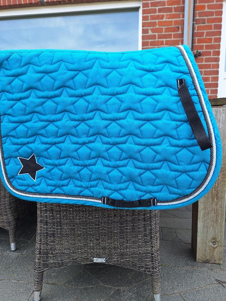 Zadel dekjes, Animaux & Accessoires, Chevaux & Poneys | Couvertures & Couvre-reins, Utilisé, Tapis polyvalent, Full (L), QHP, Multicolore