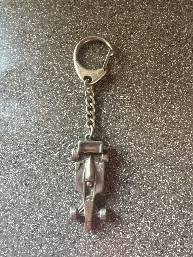 Vintage  panasonic toyota racing sleutelhanger, Verzamelen, Sleutelhangers, Ophalen, Gebruikt, Sport