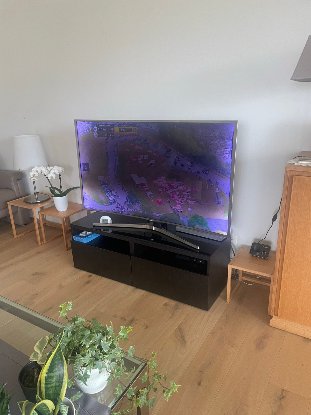 Een samsung smart tv met een groot mankementje, TV, Hi-fi & Vidéo, Télévisions, Utilisé, LCD, 100 cm ou plus, Samsung, Smart TV