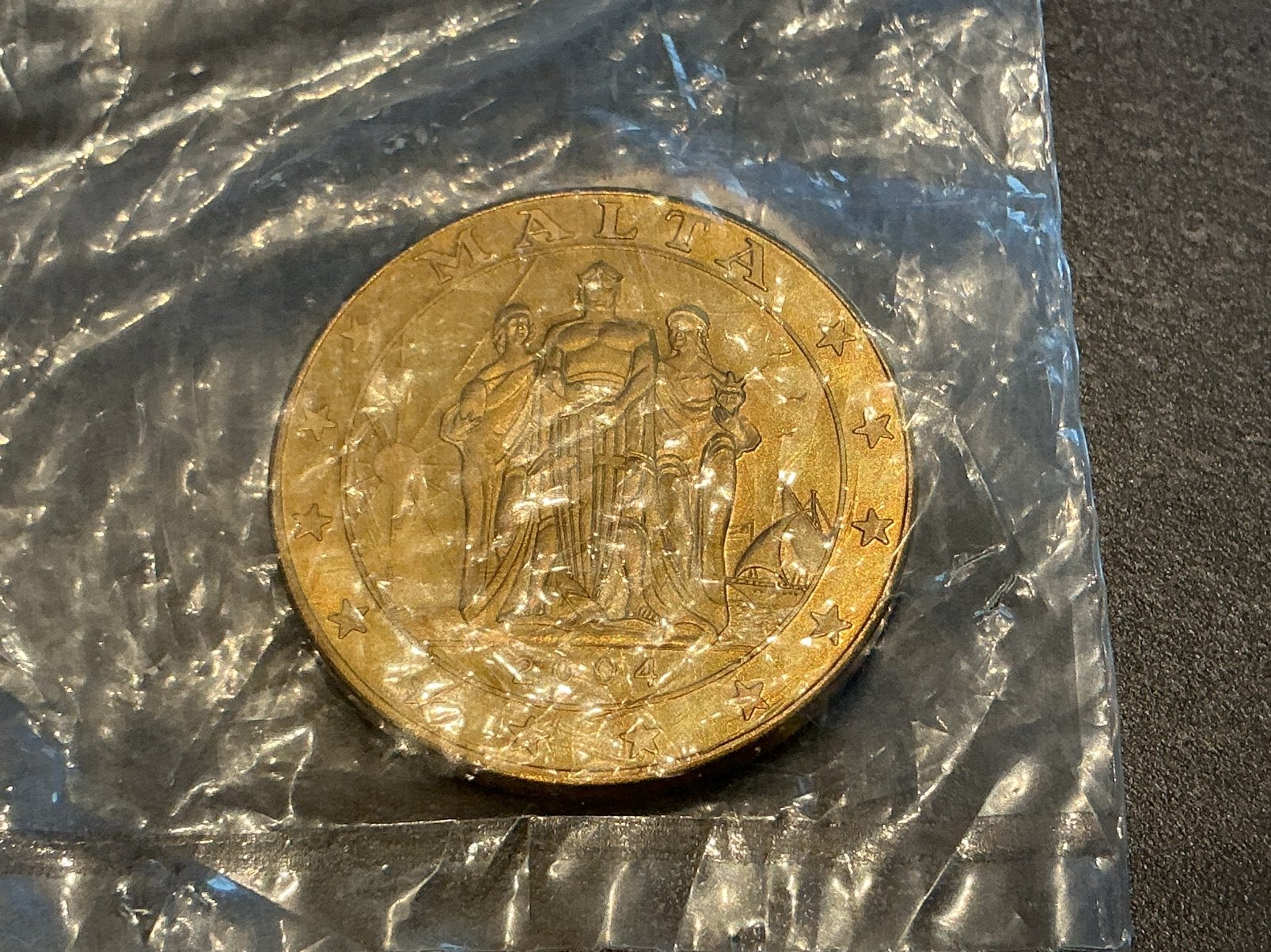 Malta proefslag 5 Euro 2004, Postzegels en Munten, Ophalen of Verzenden