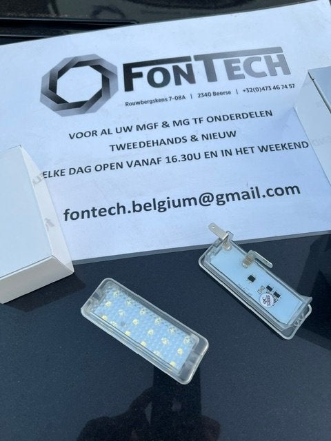 Éclairage de coffre/capot avant MGF MG F MGTF MG TF à LED, Neuf, MG, Enlèvement ou Envoi, Fontech.belgium@gmail.com