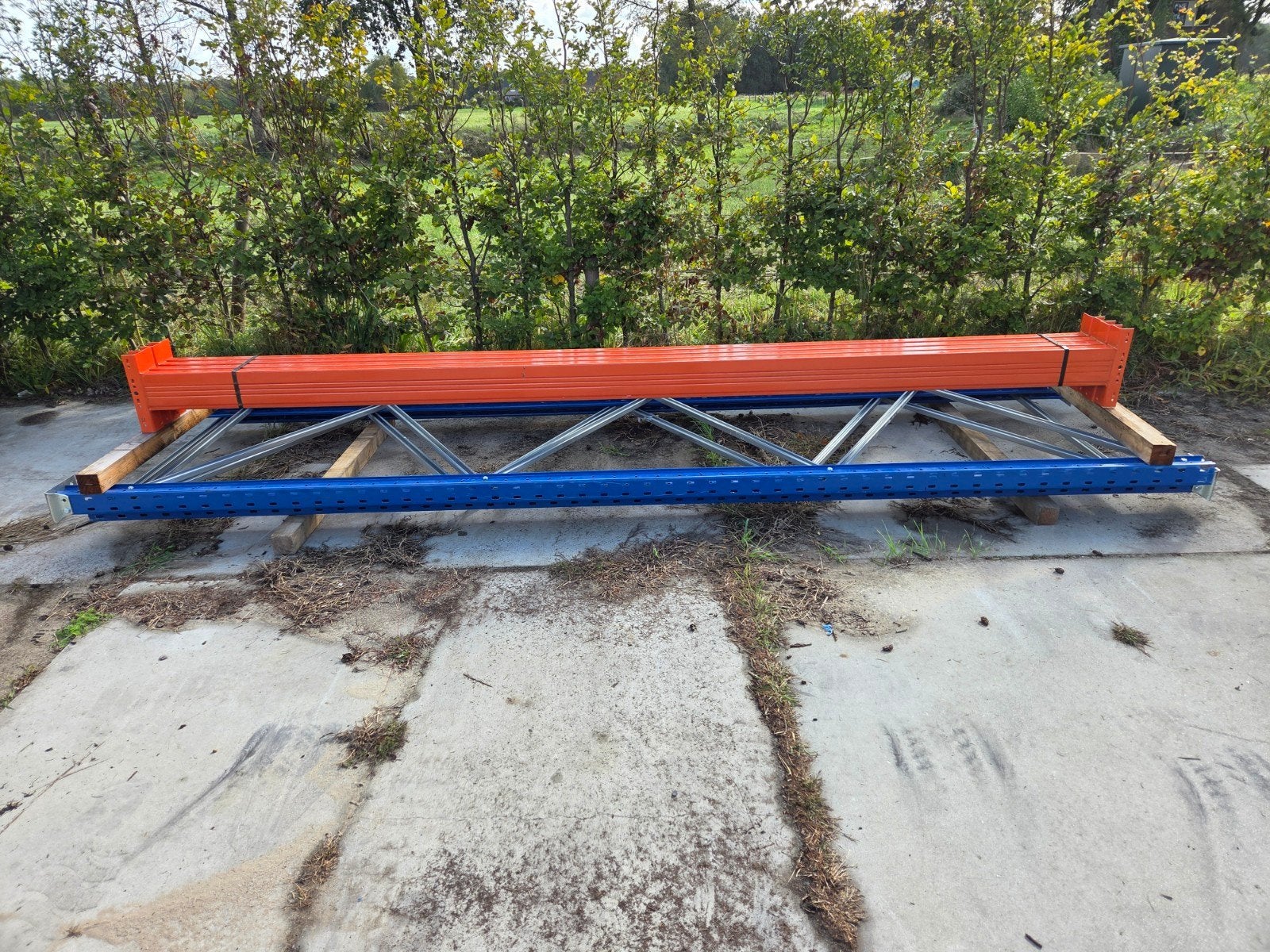 Ramada palletstelling 4.0x3.8x1.1m, Ophalen