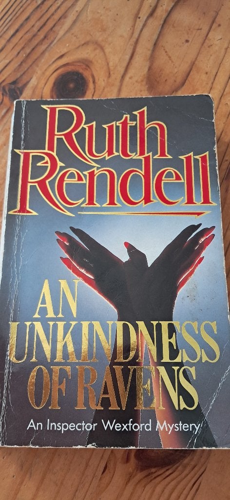 Boek thriller Engels English ´ An unkindness of ravens ´, Ophalen, Gelezen, Ruth Rendell, Europa overig