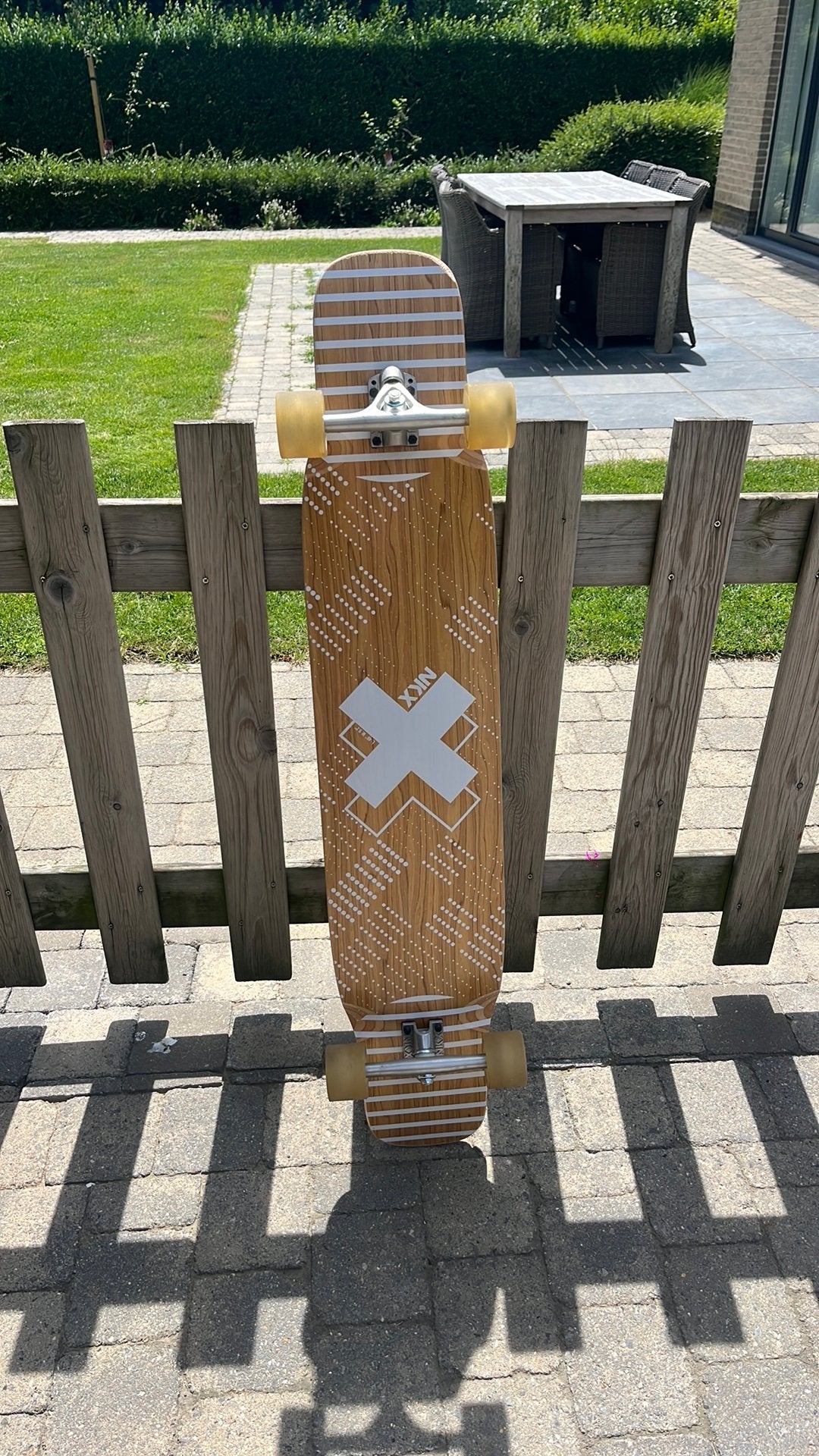 Longboard nkx, Sport en Fitness, Skateboarden, Ophalen, Zo goed als nieuw, Skateboard, Longboard