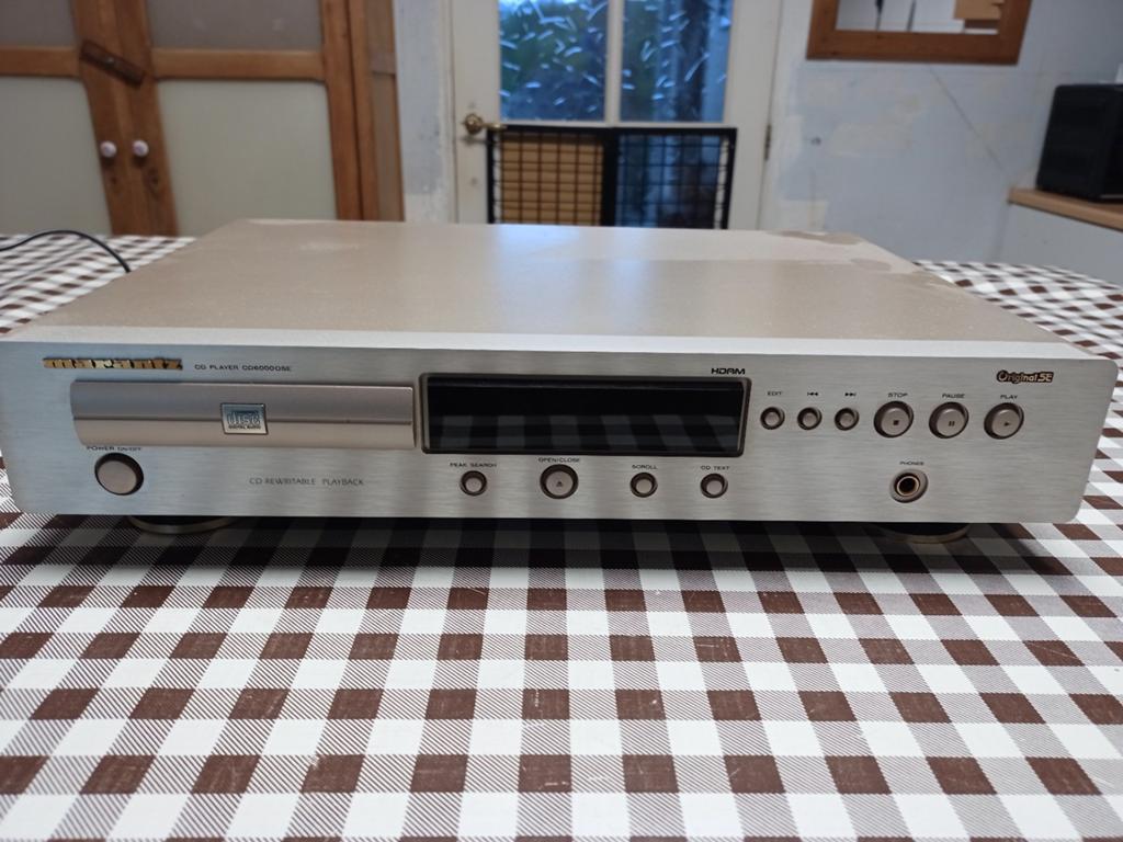 Ensemble original de lecteur CD Marantz CD6000SE, TV, Hi-fi & Vidéo, Lecteurs CD, Enlèvement ou Envoi, Utilisé, Marantz