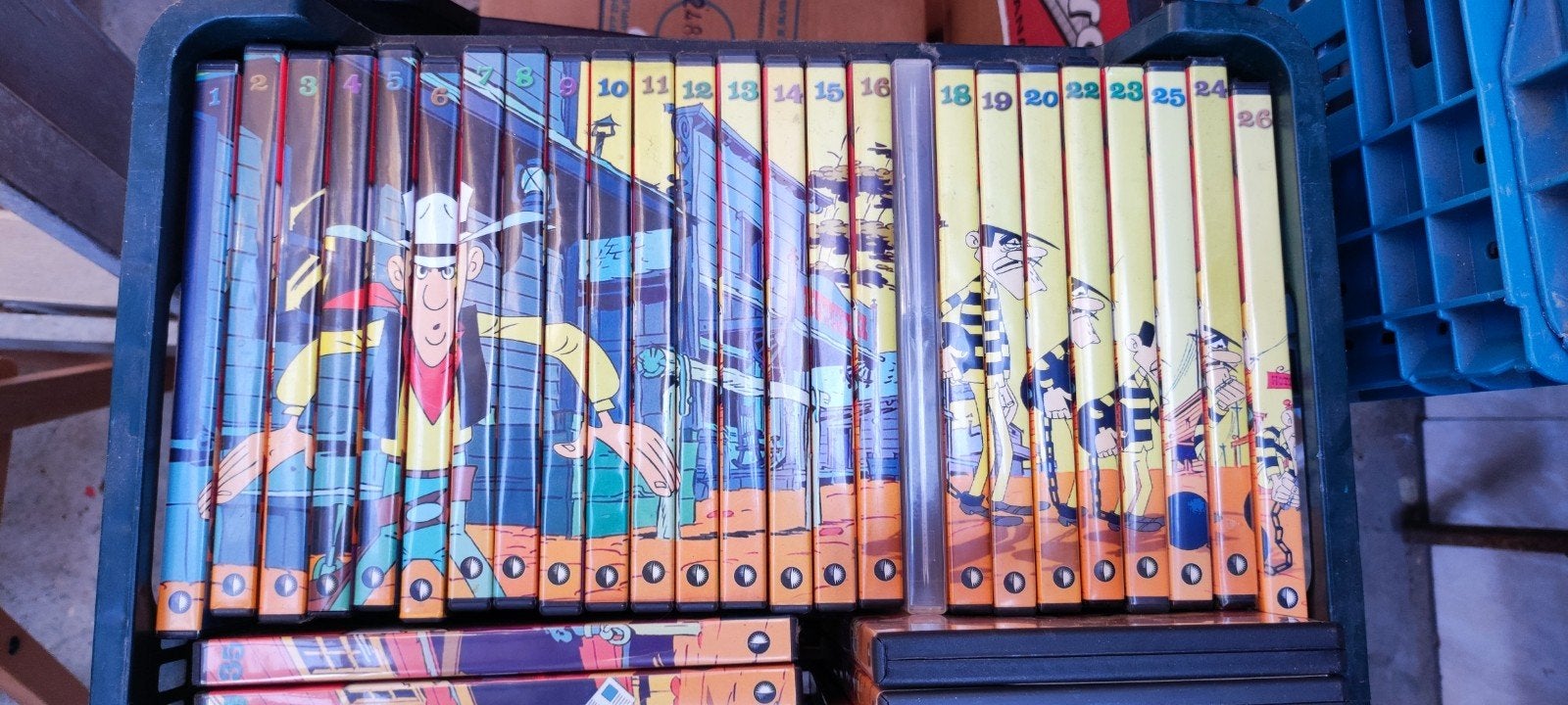 Lot d une cinquantaine de DVDs Luky luke (D.A.), Ophalen