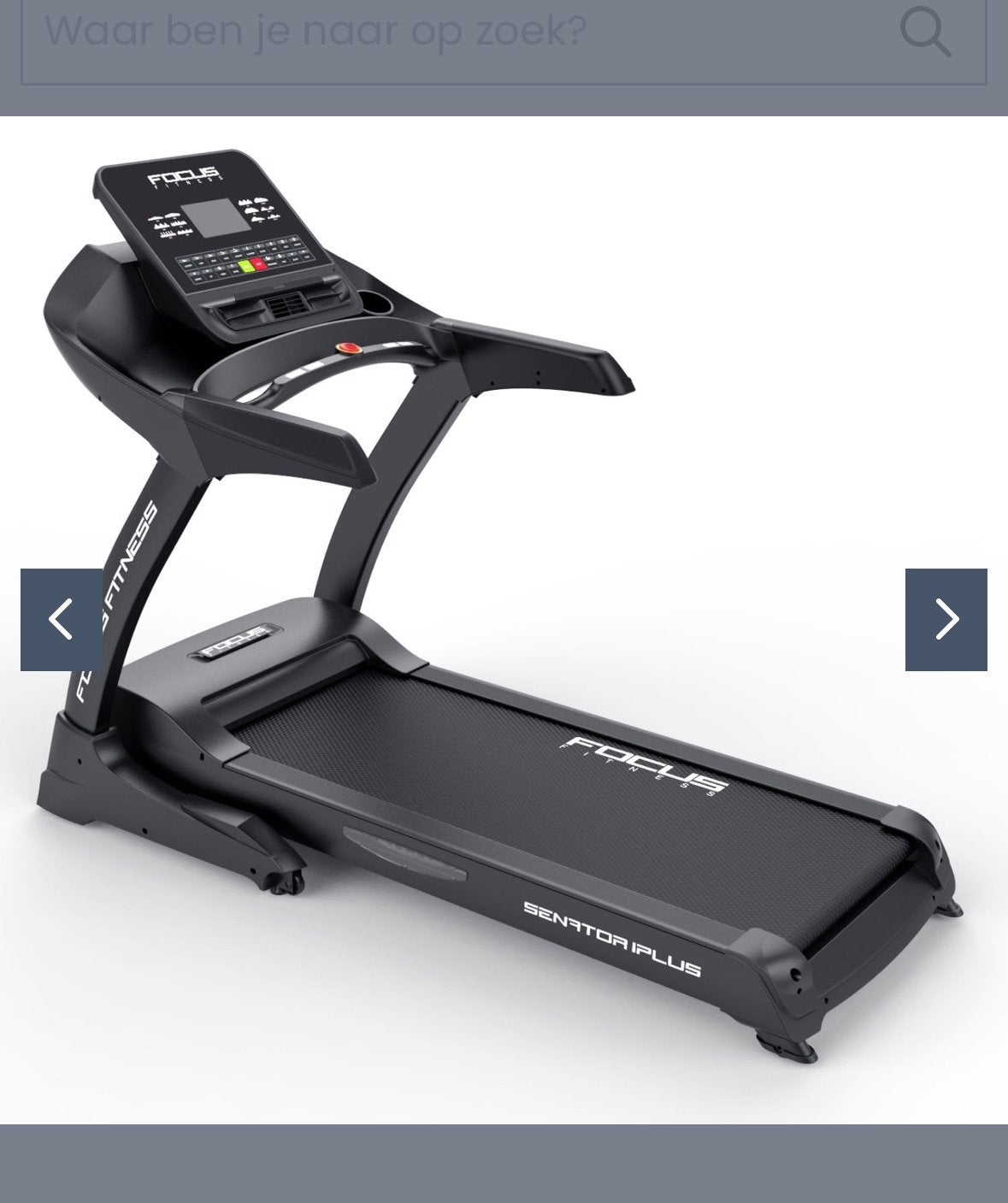 Focus Fitness senator iplus loopband, Enlèvement, Comme neuf