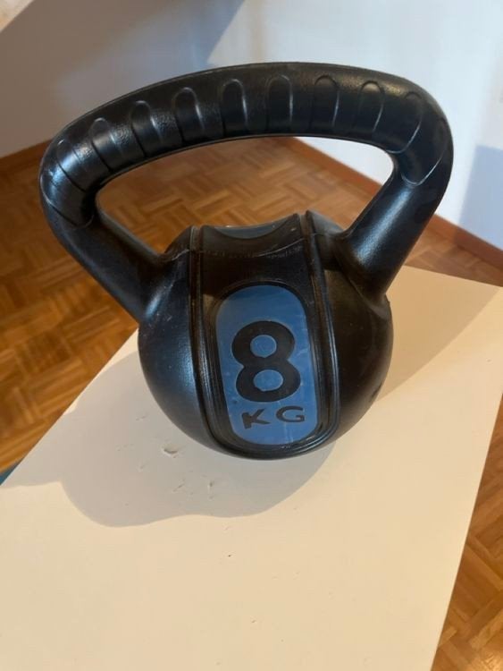Kettlebell 8kg, Enlèvement, Comme neuf, Bras, Haltère