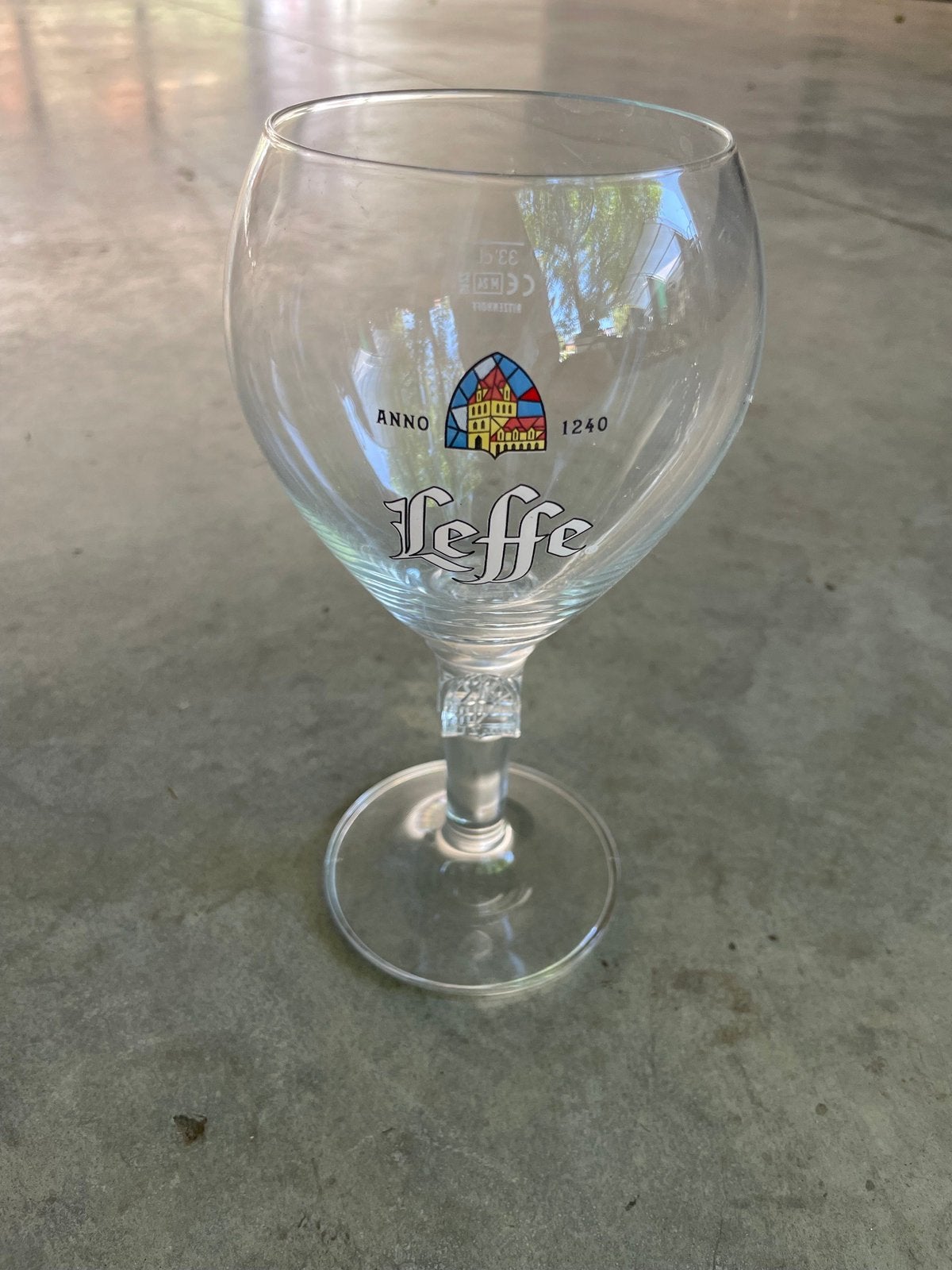 Leffe glas - vrije bijdrage voor het goede doel, Enlèvement, Neuf, Leffe