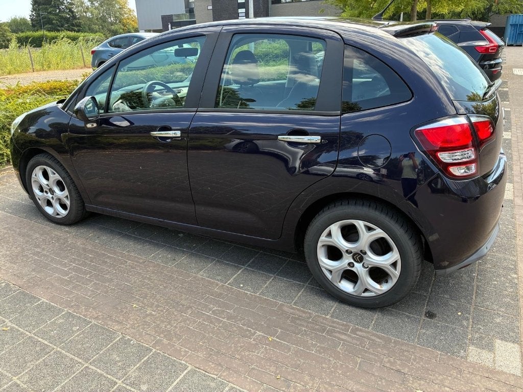Citroën C3, Auto's, Voorwielaandrijving, 4 cilinders, Blauw, Leder en Stof