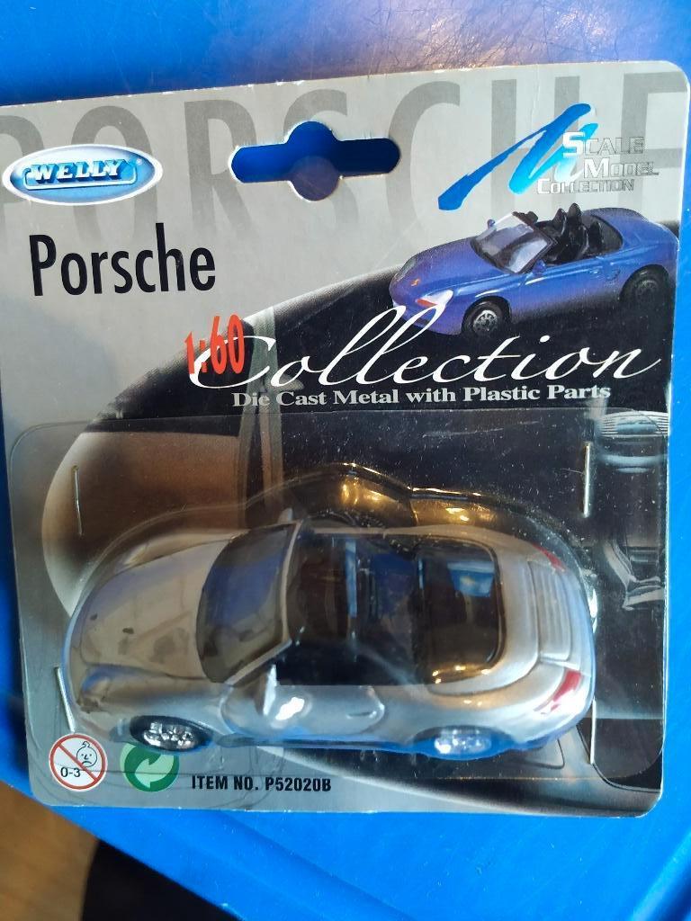 porsche collection auto op schaal in verpakking nog nieuw, Enlèvement ou Envoi, Neuf, Voiture