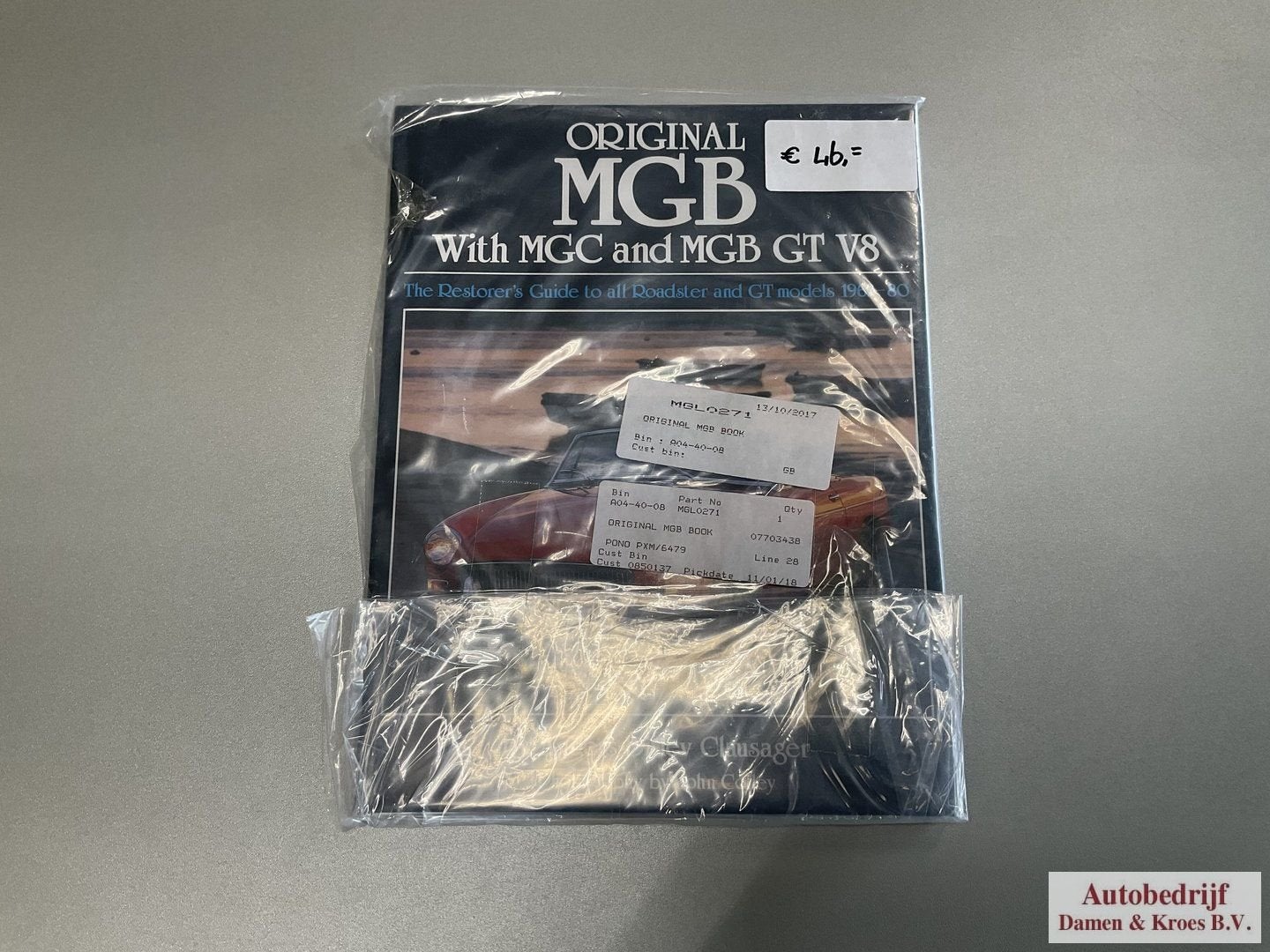 Original MGB Restorer’s Guide MGL0271 ISBN9781906133184, Enlèvement ou Envoi